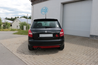 Škoda Fabia RS 5J Limuzína koncový tlumič - 2x76 typ 25 FOX SK050031-288