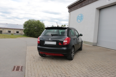 Škoda Fabia RS 5J Limousine koncový tlumič - 140x90 typ 25 FOX SK050031-751