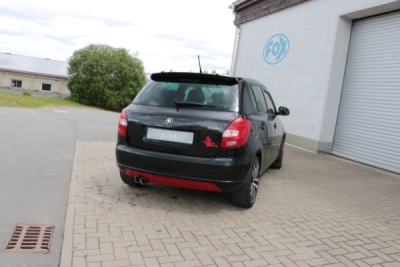 Škoda Fabia RS 5J Limuzína koncový tlumič - 2x76 typ 25 FOX SK050031-288