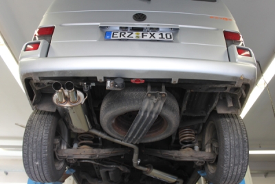 FOX Nerezový výfuk | Zadní tlumič - Volkswagen Transporter T4 (70/7D), 2.8 VR6, 1990-2003, VW130042-724