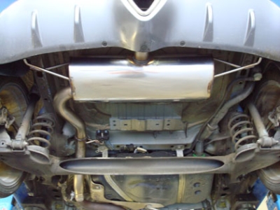 FOX Nerezový výfuk | Zadní tlumič - Opel Corsa D, 1.6 Turbo, 2006-2014, OP033023-000