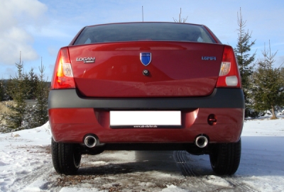 FOX Nerezový výfuk | Zadní tlumič - Dacia Logan (LS), 1.6 16V, 2004-0, DC010023-071