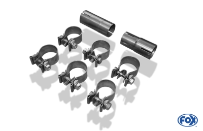 Dacia Duster 4x4 Endschalldämpfer quer Ausgang rechts/links - 115x85 Typ 32 rechts/links FOX DC030025-347