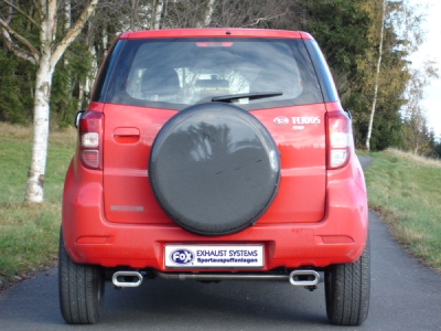FOX Nerezový výfuk | Zadní tlumič - Daihatsu Terios (J2), 1.5, 2005-0, DA030013-593