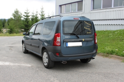 FOX Nerezový výfuk | Zadní tlumič - Dacia Logan (LS), 1.6 16V, 2004-0, DC010053-581