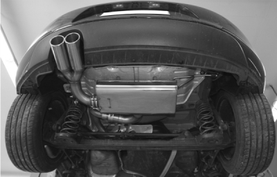 FOX Nerezový výfuk | Zadní tlumič - Volkswagen Beetle (5C), 1.2 Tsi, 2011-0, VW101037-132