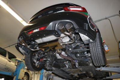 Fiat 124 Spider Abarth Endschalldämpfer quer Ausgang rechts/links - 2x106x71 Typ 32 rechts/links FOX FI160015-346