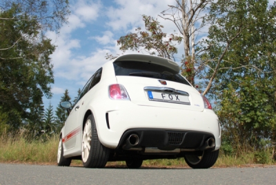 FOX Nerezový výfuk | Zadní tlumič - Fiat 500 (312), 1.4 Abarth, 2007-0, FI150023-293