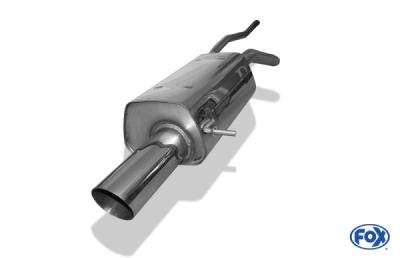 FOX Nerezový výfuk | Zadní tlumič - Ford Fiesta V, 1.4 16V, 2001-2008, FO012021-091