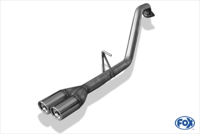 FOX Nerezový výfuk | Koncovky výfuku - Toyota Hilux (N25), 3.0 D-4D, 2007-0, TO141000-150