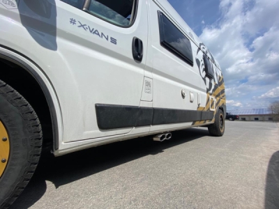 Fiat Ducato Wohnmobil Výstup výfuku na stranu řidiče - 2x FOX FI170000-462