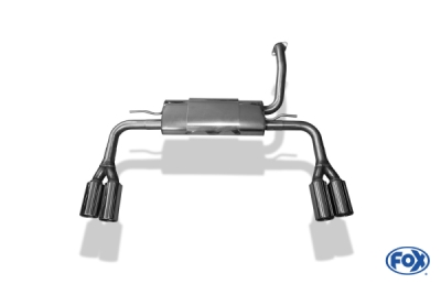FOX Nerezový výfuk | Zadní tlumič - Toyota Auris, 1.8 Valvematic, 2007-2012, TO190005-072