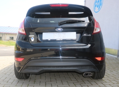 FOX Nerezový výfuk | Zadní tlumič - Ford Fiesta VI , 1.6 TDCi, 2008-0, FO013011-671E