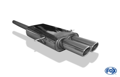 FOX Nerezový výfuk | Zadní tlumič - Mini Cooper S (R56) , Cooper S, 2006-2013, MN021002-344