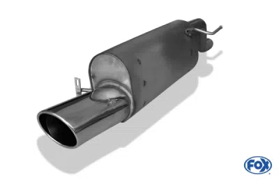 Opel Corsa E koncový tlumič výfuku - 129x106 typ 44 FOX OP034031-751