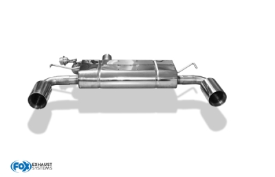 Výstupní tlumič výfuku VW Golf IV R32 pravý/levý - 1x100 typ 2 FOX VW053175-273