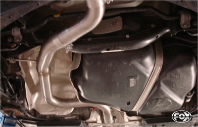 FOX Nerezový výfuk | Středový tlumič - Volkswagen EOS (1F), 2.0 TDi, 2006-0, VW054010-MER