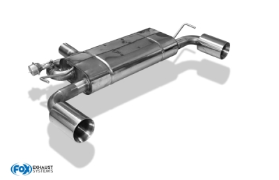 Výstupní tlumič výfuku VW Golf IV R32 pravý/levý - 1x100 typ 2 FOX VW053175-273