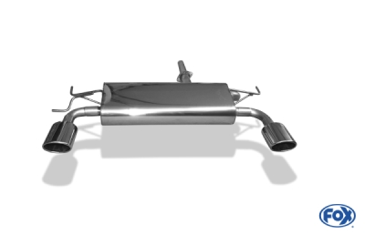 FOX Nerezový výfuk | Zadní tlumič - Hyundai Tucson (JM), 2.0, 2004-2010, HY150015-347