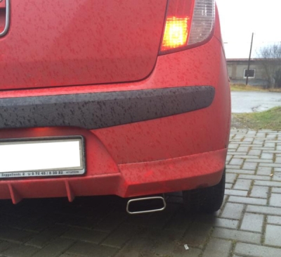 FOX Nerezový výfuk | Zadní tlumič - Hyundai i10, 1.1, 2007-2011, HY190001-671
