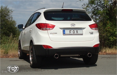 FOX Nerezový výfuk | Zadní tlumič - Hyundai ix35 (LM), 2.0 CRDi, 2007-0, HY160005-053