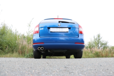 FOX Nerezový výfuk | Zadní tlumič - Skoda Octavia (1Z), 2.0 TDi, 2004-0, SK061062-148