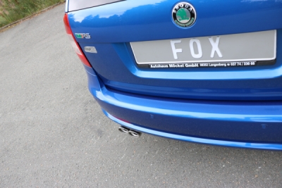 FOX Nerezový výfuk | Zadní tlumič - Skoda Octavia (1Z), 2.0 TDi, 2004-0, SK061062-148
