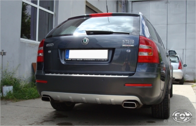 FOX Nerezový výfuk | Zadní tlumič - Skoda Octavia (1Z), 2.0 TDi, 2004-0, SK061013-671