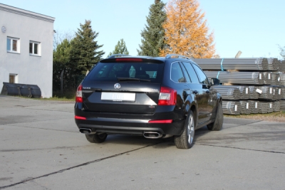 FOX Nerezový výfuk | Zadní tlumič - Skoda Octavia (5E), 2.0 TDi, 2013-0, SK062033-750