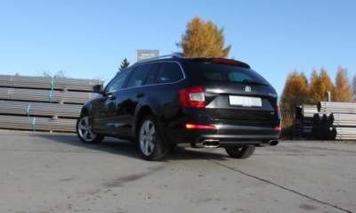 FOX Nerezový výfuk | Zadní tlumič - Skoda Octavia (5E), 2.0 TDi, 2013-0, SK062033-750