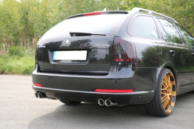 Škoda Octavia Typ 1Z RS inkl. Facelift koncový tlumič výfuku vpravo/ FOX SK061023-288