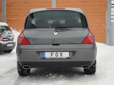 FOX Nerezový výfuk | Zadní tlumič - Renault Avantime, 3.0 V6, 2000-2004, RE140015-671