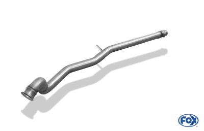 FOX Nerezový výfuk | Přední tlumič - Peugeot 206, 2.0 RC, 1998-2012, PE021080-VER