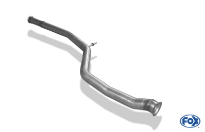 FOX Nerezový výfuk | Přední tlumič - Peugeot 206, 2.0 S16, 1998-2012, PE021040-VER