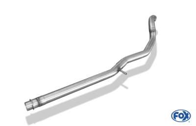 FOX Nerezový výfuk | Přední tlumič - Peugeot 206, 2.0 RC, 1998-2012, PE021080-VER