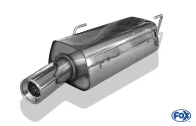 FOX Nerezový výfuk | Zadní tlumič - Peugeot 206, 2.0 S16, 1999-2012, PE021121-071