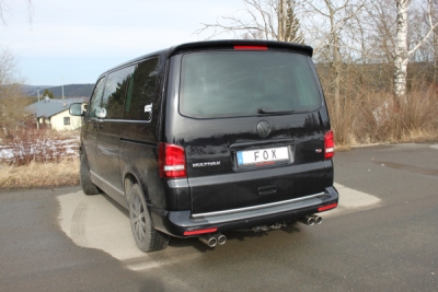 FOX Nerezový výfuk | Zadní tlumič - Volkswagen Transporter T5/T6 (7H/7J), 3.2 V6, 2003-0, VW131004-070