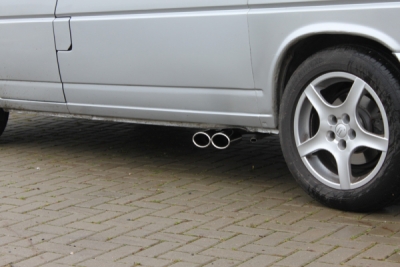 FOX Nerezový výfuk | Zadní a přední tlumič - Volkswagen Transporter T4 (70/7D), 2.5 TDi, 1990-2003, VW130121-466