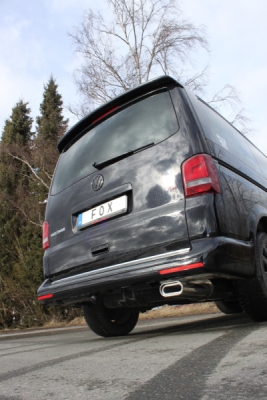 FOX Nerezový výfuk | Zadní tlumič - Volkswagen Transporter T5/T6 (7H/7J), 3.2 V6, 2003-0, VW131022-597