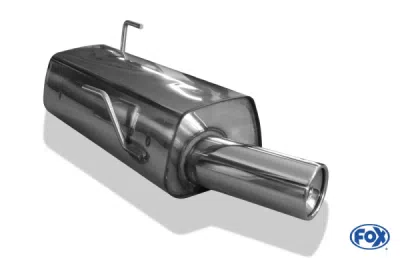 FOX Nerezový výfuk | Zadní tlumič - Peugeot 206, 2.0 S16, 1999-2012, PE021121-071