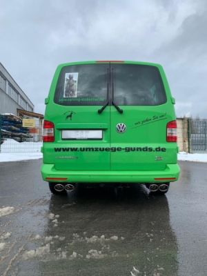 VW Bus T5/ T6 4motion koncový tlumič výfuku vpravo/vlevo - 2x115 FOX VW131054-348
