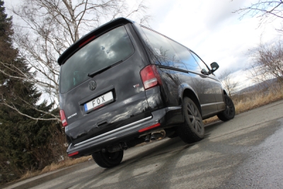 FOX Nerezový výfuk | Zadní tlumič - Volkswagen Transporter T5/T6 (7H/7J), 3.2 V6, 2003-0, VW131022-724
