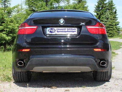 FOX Nerezový výfuk | Zadní tlumič - BMW X6 (E71/E72), xDrive30d, 2008-0, BM140003-461