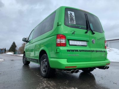 VW Bus T5/ T6 4motion koncový tlumič výfuku vpravo/vlevo - 2x115 FOX VW131054-348
