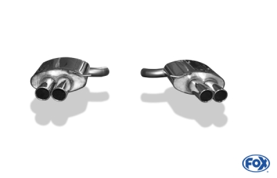 FOX Nerezový výfuk | Zadní tlumič - BMW 6-Series (F12/F13/F06), 640i, 2011-0, BM121014-132