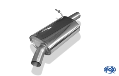 FOX Nerezový výfuk | Přední tlumič - Volkswagen Golf V, R32, 2003-2009, VW054230-VSD