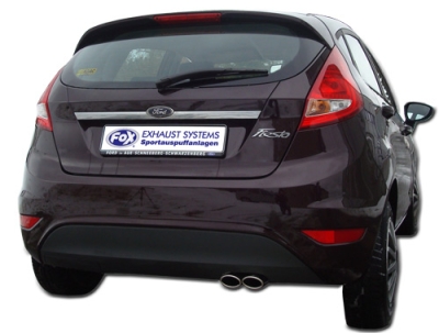 FOX Nerezový výfuk | Zadní tlumič - Ford Fiesta VI , 1.4, 2008-0, FO013031-342