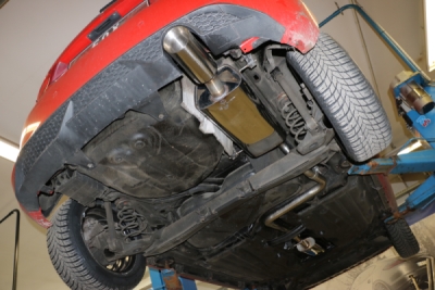 Ford Fiesta MK8 - Koncový tlumič JHH - 1x100 Typ 25 FOX FO014001-293