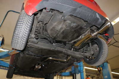 Ford Fiesta MK8 - Koncový tlumič JHH - 1x100 Typ 25 FOX FO014001-293