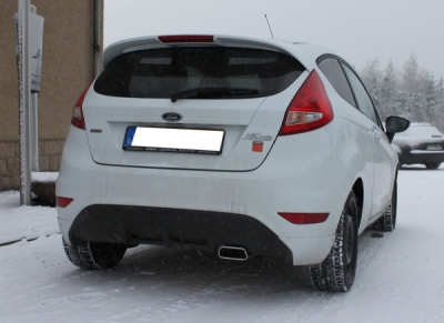 FOX Nerezový výfuk | Zadní tlumič - Ford Fiesta VI , 1.4, 2008-0, FO013031-671